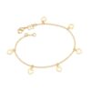 Pulseira Rommanel Corações Pendurados - 552008