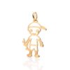 Pingente Folheado A Ouro Menino - tam.único 541305