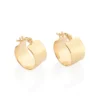 Brinco Argola Lisa Folheado a Ouro 18k - 527246