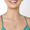 Gargantilha Com Pingente Trevo E Ferradura Banhado A Ouro 18k - tam.50 532513 - Imagem 2