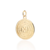 Medalha Alegria, Felicidade, Fé, Saúde E Amor Banhado A Ouro 18k - tam.único 542811