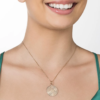 Medalha Alegria, Felicidade, Fé, Saúde E Amor Banhado A Ouro 18k - tam.único 542811 - Imagem 2