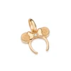 Pingente Tiara Minnie Banhado a Ouro 18k com Zircônias - tam.único 542838
