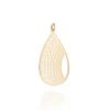 MAXI PINGENTE GOTA BANHADO A OURO 18K - TAM.ÚNICO 542854