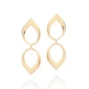MAXI BRINCO GOTAS VAZADO BANHADO A OURO 18K - TAM.ÚNICO 527333