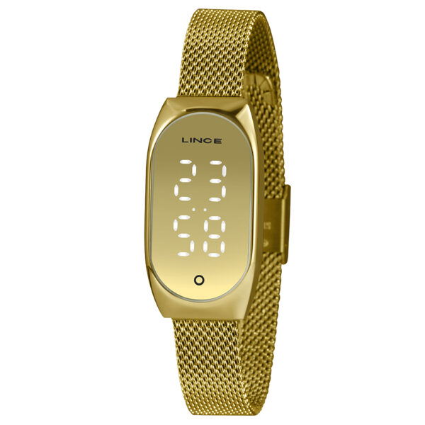 RELOGIO LED FEMININO DIGITAL LDG4706L DOURADO