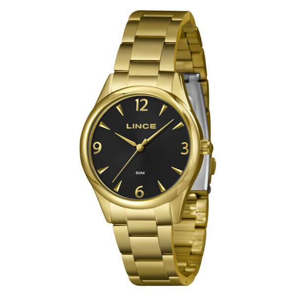 RELOGIO URBAN FEMININO ANALOGICO LRG4707L DOURADO