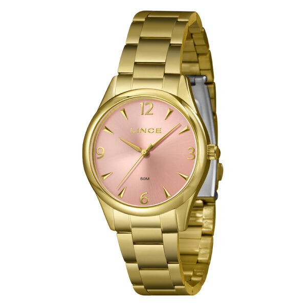 RELOGIO DRESS FEMININO ANALOGICO LRGJ169L36 DOURADO