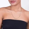 CORDÃO BANHADO A OURO 18K - TAM.60 530803 - Imagem 2
