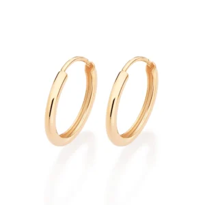 BRINCO ARGOLA BANHADO A OURO 18K - TAM.ÚNICO 527165
