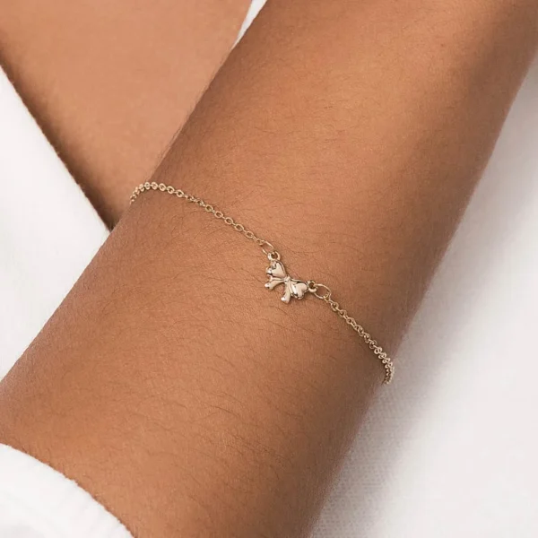 PULSEIRA COM LAÇO BANHADA A OURO 18K - TAM.19 552179 - Image 2