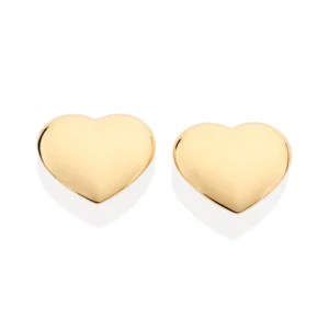 MAXI BRINCO CORAÇÃO BOLD BANHADO A OURO 18K - TAM.ÚNICO 527415