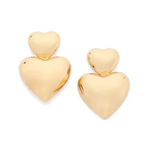 BRINCO CORAÇÕES BOLD BANHADO A OURO 18K - TAM.ÚNICO 5274160
