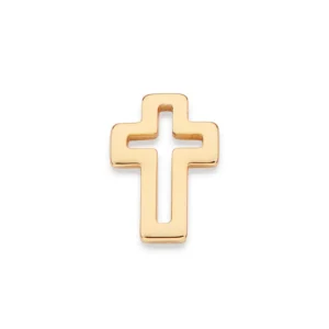 PINGENTE FLUTUANTE CRUZ BANHADO A OURO 18K - TAM.ÚNICO 542896