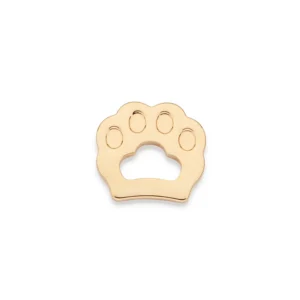 PINGENTE FLUTUANTE PATA DE PET BANHADO A OURO 18K - TAM.ÚNICO 542897