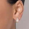 BRINCO GOTA BANHADO A OURO 18K COM ZIRCÔNIAS - TAM.ÚNICO 527447 - Imagem 3