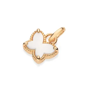 PINGENTE BORBOLETA COM ACRÍLICO BANHADO A OURO 18K - TAM.ÚNICO 542936