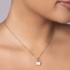 PINGENTE BORBOLETA COM ACRÍLICO BANHADO A OURO 18K - TAM.ÚNICO 542936 - Imagem 2