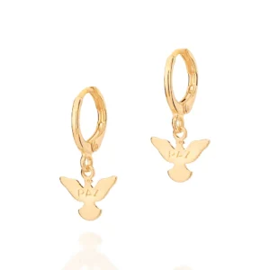 BRINCO ARGOLA ESPÍRITO SANTO BANHADO A OURO 18K - TAM.ÚNICO 527037