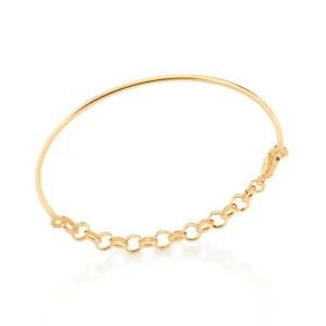 BRACELETE BANHADO A OURO 18K