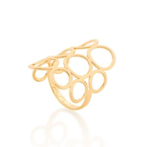 MAXI ANEL BANHADO A OURO 18K TAM 24 514048