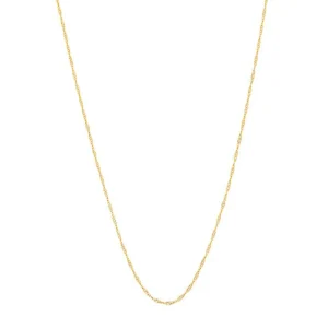 GARGANTILHA SINGAPURA BANHADO A OURO 18K - TAM.50 531154
