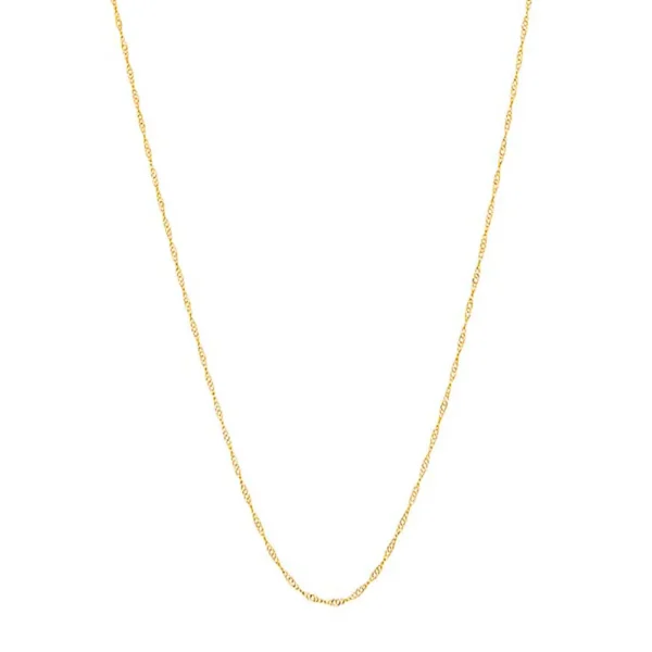 GARGANTILHA SINGAPURA BANHADO A OURO 18K - TAM.50 531154