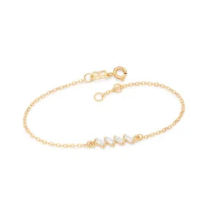 PULSEIRA BANHADA A OURO 18K COM ZIRCÔNIAS 552238