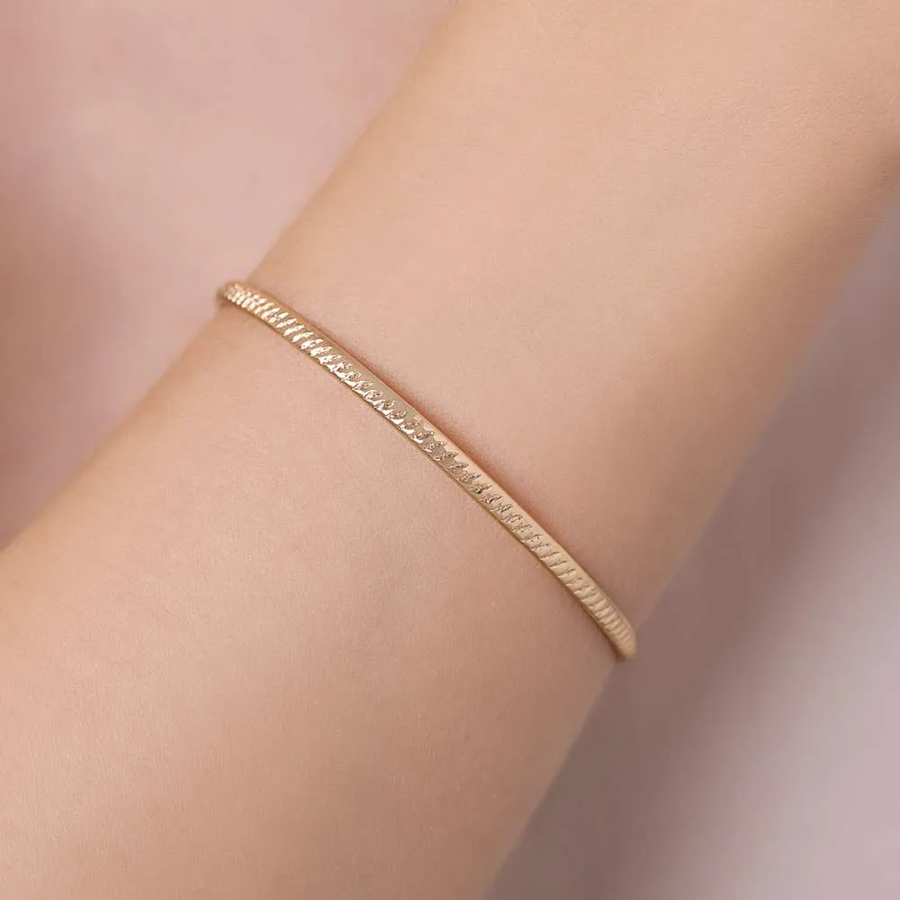 BRACELETE BANHADO A OURO 18K 552226 - Imagem 2